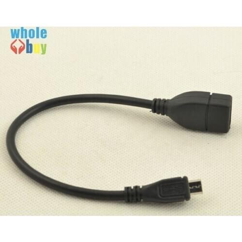 High Quality plug male micro 5pin to female USB OTG host data cable for GS2 GS MOTO Free Shipping HKPAM CPAM 300pcs/lot