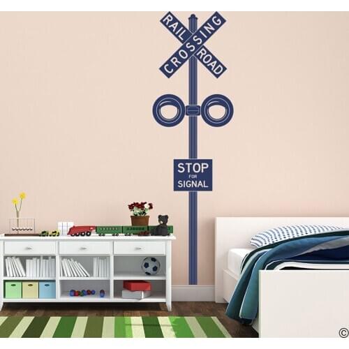 YOYOYU Railroad Crossing Removeable Vinyl Wall Stickers For Kids Room Bedroom Nursery Decal Home Decoration Art Poster ZX380