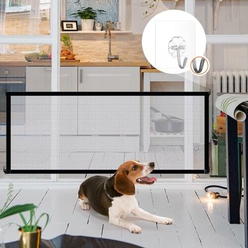 Pet Dog Fence Gate Safe Guard Dog Gate Enclosure Dog Fence Ingenious Mesh Dog Fence For Indoor Outdoor Pet Supplies Dropshipping