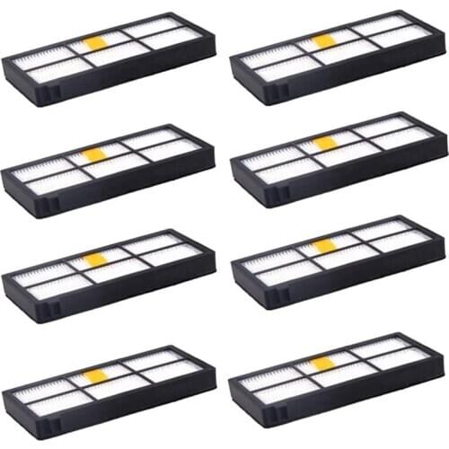 8 Packs HEPA Filter Filters Replacement for IRobot Roomba 800 900 Series Parts Accessories 805 860 870 Vacuum Cleaners