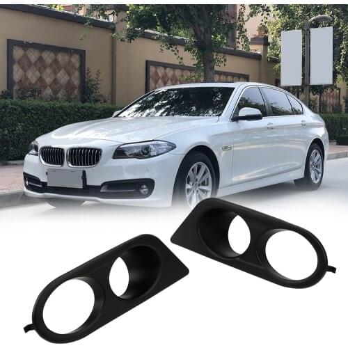 Dual Hole Surround Air Duct Car styling For BMW E46 M3 2001-2006 Front Bumper Car Fog Light Covers 1 Pair