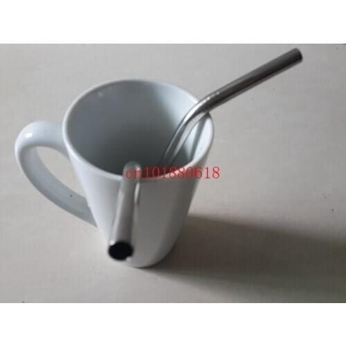 Free Shipping 9.5mm Big diameter 304 Stainless Steel Straw Bend drinking straw beer fruit juice straw 8.5" ,1000pcs/lot