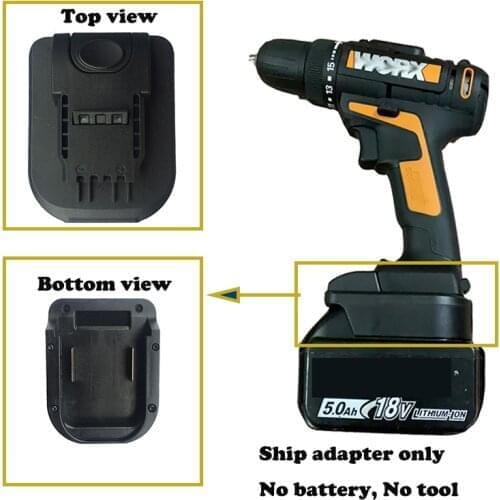 Wireless power Tool battery adapter for Makita for milwaukee for dewalt 18 20V Battery to WORX 20V 4-Pin orange tool use