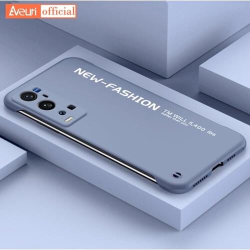 Frameless PC Hard Phone Case For Vivo X50 Pro X60 Pro Plus Y19 V15 Pro S5 S6 S7 S9 Cover Case For Vivo iQOO 7 Neo 3 5 Pro Z1 Z1X