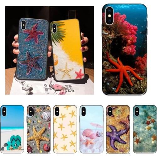 XWYING Beach Sea Asteroidea Phone Case For iPhone 12 Mini 11 Pro XS Max X XR 7 8 Plus