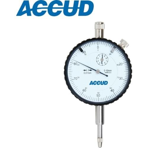 ACCUD 0-3mm 0-5mm 0-10mm Graduation 0.01mm Dial Indicator