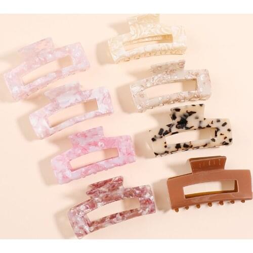 Mi Dairy Brand 10.2x3.3cm European and American retro hair accessories Simple ins hair claw