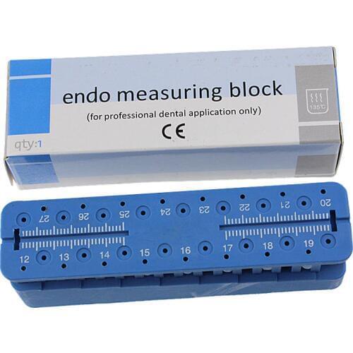 Dental Endo Block File Holder Measuring Tools Accessory Endodontic Ruler Endodontic Ruler Test Board ED-02