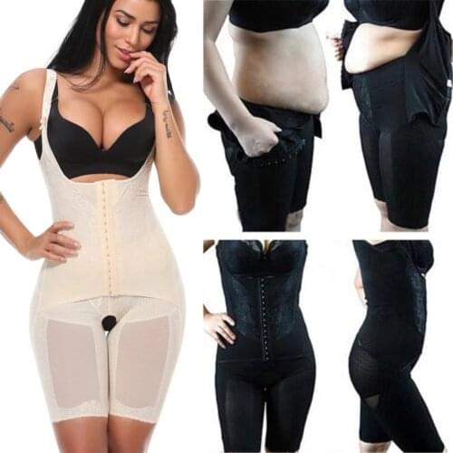 Full Body Shapewear Tummy Control Waist Trainer Corset Women Binders and Shapers Thigh Trimmer Butt Lifter Slimming Underwear