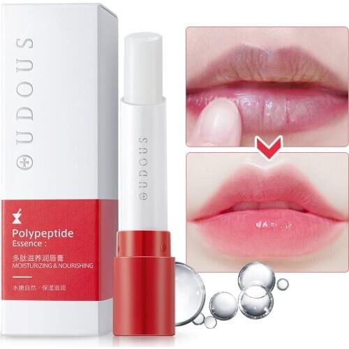 Lip Balm Polypeptide Highly Nourishing Lip Balm Moisturizing Hyaluronic Acid Repair Lips Anti-Aging Makeup Beauty Lip Care