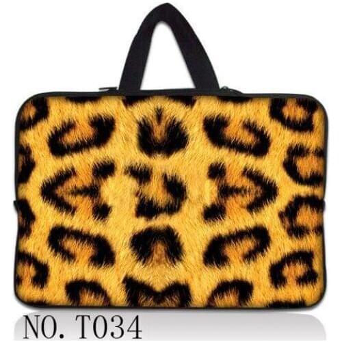 Leopard Laptop Sleeve Case Bag Ultrabook Notebook Carrying Case Handbag for 11' 14" 15" Macbook Air Pro ASUS Acer Lenovo Dell