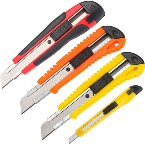 MIUSIE Paper Cutter Cutting Knife Portable Retractable Utility Knife DIY Wallpaper Knife For Office Stationery Knife