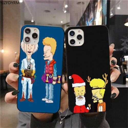 Cartoon Beavis And Butthead Phone Case Cover for iPhone 11 pro XS MAX 8 7 6 6S Plus X 5S SE 2020 XR case