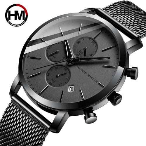 Men Automatic Watch Waterproof Calendar Fashion AAA Luxury Imitation Brands Minimalist Silver/Black 2021 Best Selling Products
