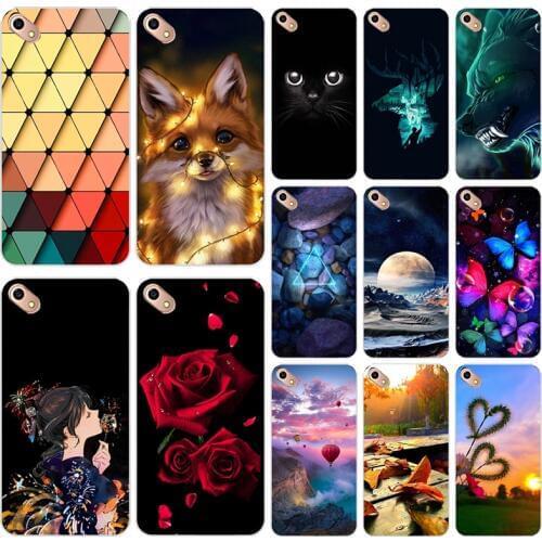 Cartoon Flower Print Soft TPU Phone Case Cover For BQ BQ-5035 Velvet BQ 5035 BQ5035 BQS 5035 BQS-5035 Fundas Phone Case Cover