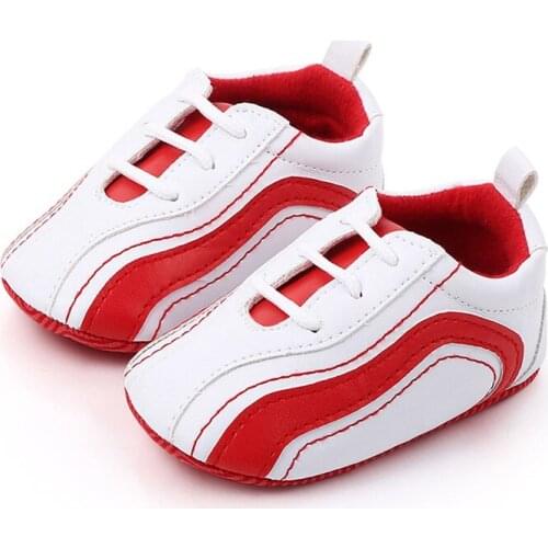 Autumn Baby Boys Girls Breathable Anti-Slip Shoes Patchwork Color Toddler Soft Soled Walking Shoes 2021