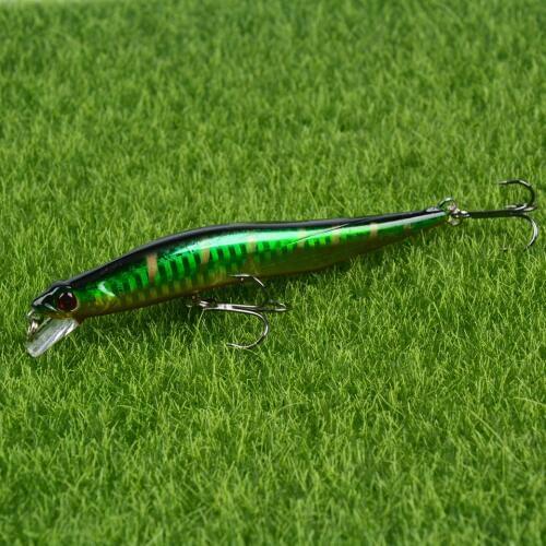 New 1PCS Fishing Lure 11.5cm/11g Hard Crankbait Plastic Wobbler Floating Minnow 6# Hooks Artificial Bait Lures Pesca H079