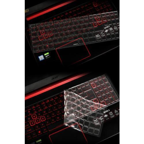 Laptop Clear Transparent Tpu Keyboard protectors Cover For Acer Nitro AN515-54/ AN517-51/AN515-43/AN515-55