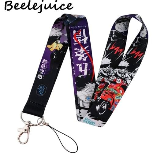 Jujutsu Kaisen Lanyard for Keys Phone Cool Neck Strap Lanyard for Camera Whistle ID Badge Cute webbings ribbons Gifts Decoration