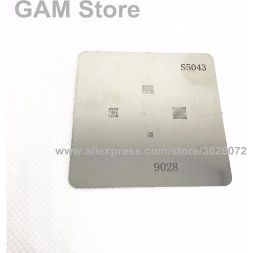 9028 BGA Stencil For Samsang Reballing IC Chip Pins Soldering BGA Direct Heating Template S5043