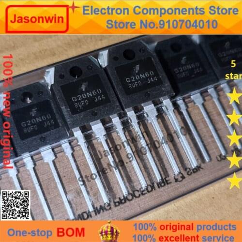 100% nuevo 50 unids/lote original MOSFET IGBT G20N60UFD SGH20N60UFD 20A600V TO-3P 20N60 Transistor