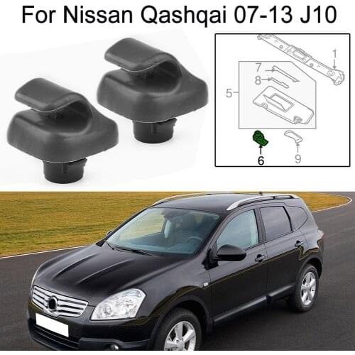 X2 Sun Visor Clips Fastener Support Clip Removal For Nissan Qashqai 07-13 J10 Mount Bracket Holder