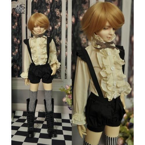 1/4 1/3 BJD doll shirt+shorts+Stockings clothes Accessories for BJD/SD ID72 Strong uncle,not include doll,shoes,wig and other