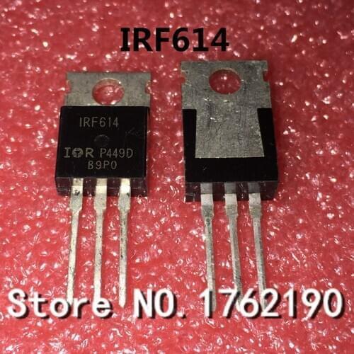 10PCS/LOT IRF614PBF IRF614 TO-220 FET N-Channel 250V 2.7A