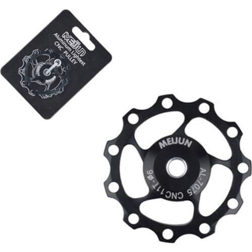 11 tooth Mountain bike bicycle Dial later Bearing Guide wheel ceramics 11T metal transmission Guide Cycling Accessories