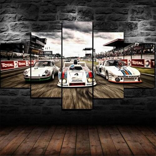 1978 Luxury car 935 936 RAC 5 Panel Canvas Picture Print Wall Art Canvas Painting Wall Decor for Living Room Poster No Framed