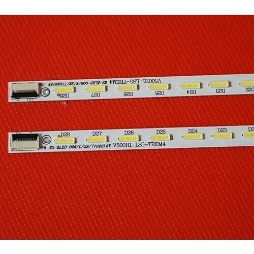 2Pieces/lot V500HK1-LS5 V500H1-LS5-TLEM4 V500H1-LS5-TREM4 1PCS=28LED 315MM 100%NEW