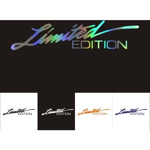 LIMITED EDITION Car Logo car sticker reflective waterproof cool decals windows car accessories Custom for mazda toyota honda bmw