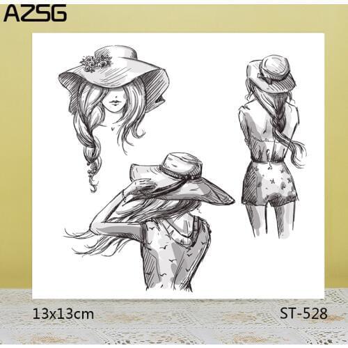 AZSG beautiful life Clear Stamps/Seals For scrapbooking DIY Card Making/Album Silicone Decoration crafts