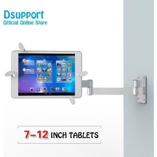 Full motion Fit for tablets PC 7-12 inch wall mount metal bracket ceiling mount tablet pc holder tablet pc desk stand
