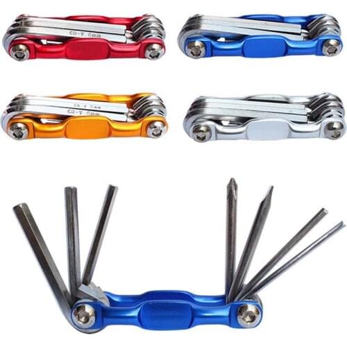 7 In 1 Multi-Function Bike Bicycle Mechanic Repair Tool Kit Screwdriver Hexagonal Wrenches Tools