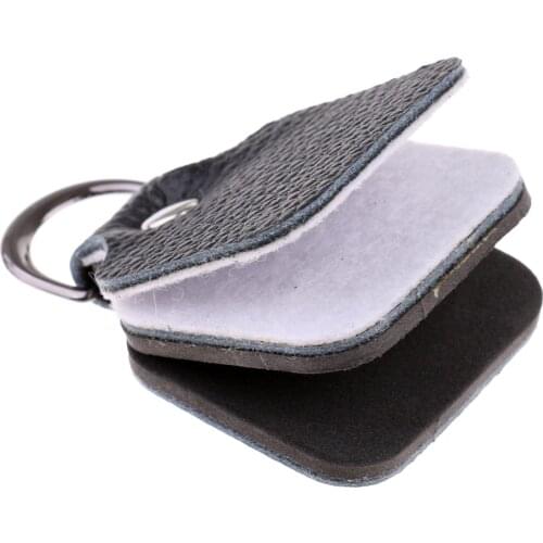 Fly Fishing Line Cleaner & Leader Straighter - PU Leather 2 IN 1 Fishing Accessories