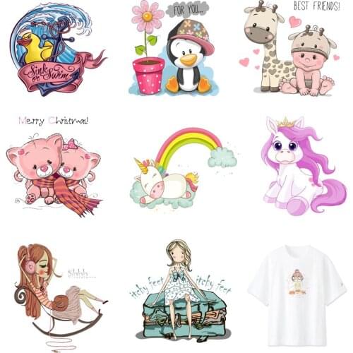 Iron-on Transfers for Clothing Patches for Clothes Stickers Diy Fashion Patch Fusible Vinyl Adhesive Applique Stripes Dress C