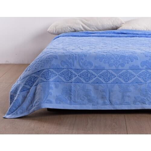 New shelves brand jacquard blanket 100% cotton mattress sofa / bed warm and soft towel blanket 150cm * 200cm