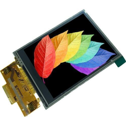 2.8 inch TFT LCD ILI9341 full color 18 pin 240x320 4 wire SPI port No touch at least 4 IO drive Weld Sold No need connector