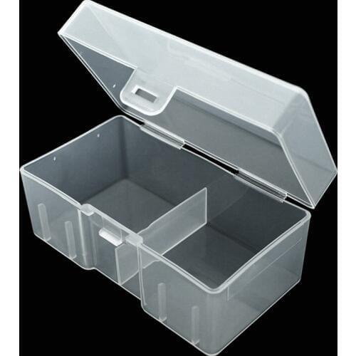 20PC Clear Tough 9v Battery Storage Case 9V Battery Hard Rack Case Storage Box Holder battery box