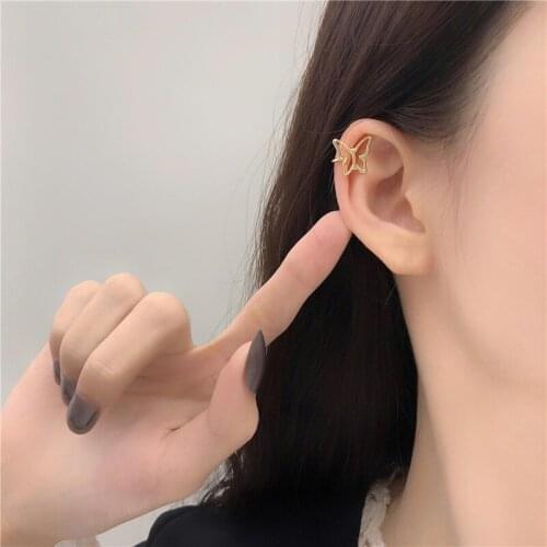 Simple Small Butterfly Fairy Ear Cuff Earing No Piercing