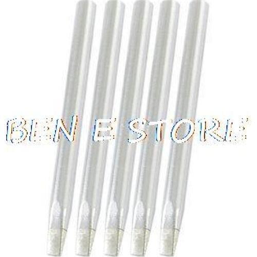 Replaceable 4mm Chisel Width Soldering Iron Tip 60W 5.2mm Shank