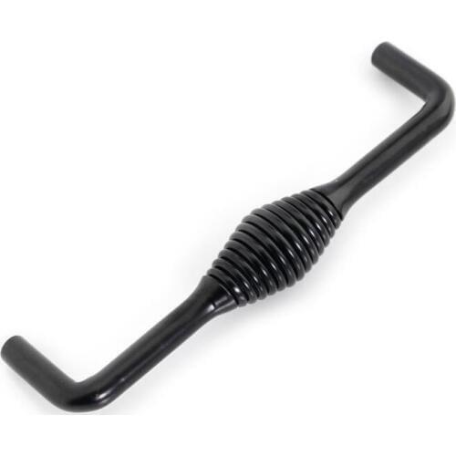 UNILOCKS 10Pcs/ Lot Black Birdcage spiral Cabinet Bar Drawer Pull Handle and Knobs ( C:C:128MM L:135MM H:42MM )