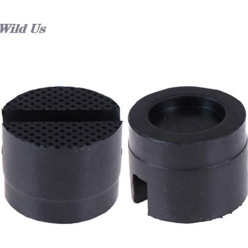 1pc Universal car jack adapter slotted frame lift rubber pad rail floor stand holder Auto Repair Related Tools Car Accessories