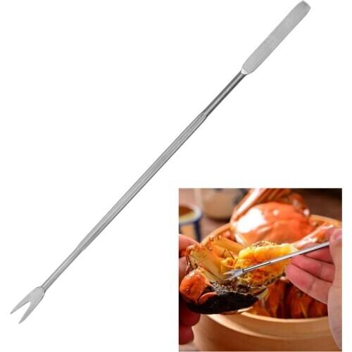 Fruit Fork Mulitfunction Claws Sheller Gadgets Stainless Steel Walnut Mini Crowbar Seafood Tools Lobster Crab Needle Fork