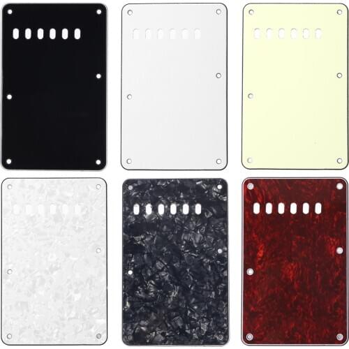 6 Holes Electric Guitar Tremolo Cavity Cover Back Plate for Fender ST SQ