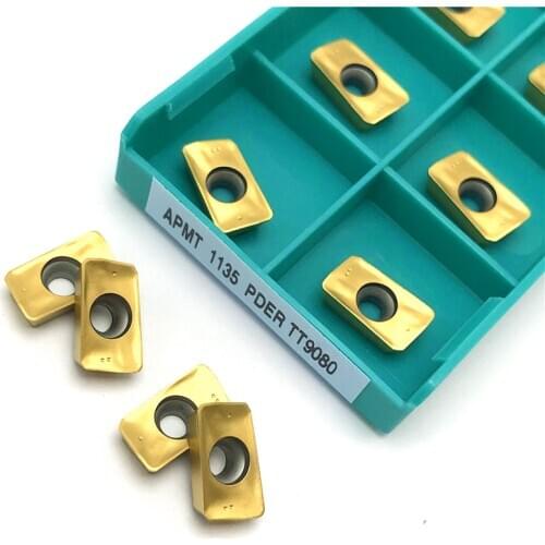 APMT1135 TT9080 Milling inserts Indexable tool CNC Cutting tool high quality turning insert apmt 1135 metal lathe tools