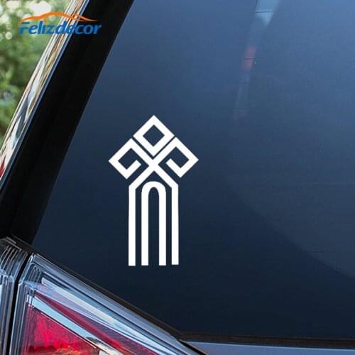 Black/Silver Funny Chur Slavic Symbol Car Sticker Vinyl for Auto Car Window Bumper Styling Waterproof Decal C987