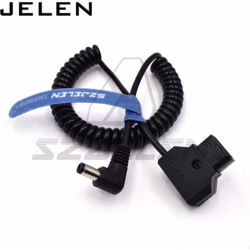 D-Tap Male to Right Angle DC 5.5x2.5mm Cable for DSLR Rig Power V-Mount Anton, Camera monitor cord