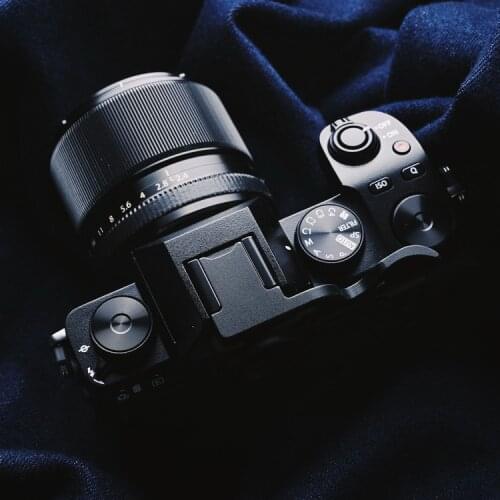 Thumb Rest Thumb Grip Hot Shoe Cover For For Fuji XS10 X S10 Fujifilm Aluminum Made With Leather sticker